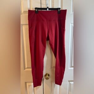 Eddie Bauer Red Leggings